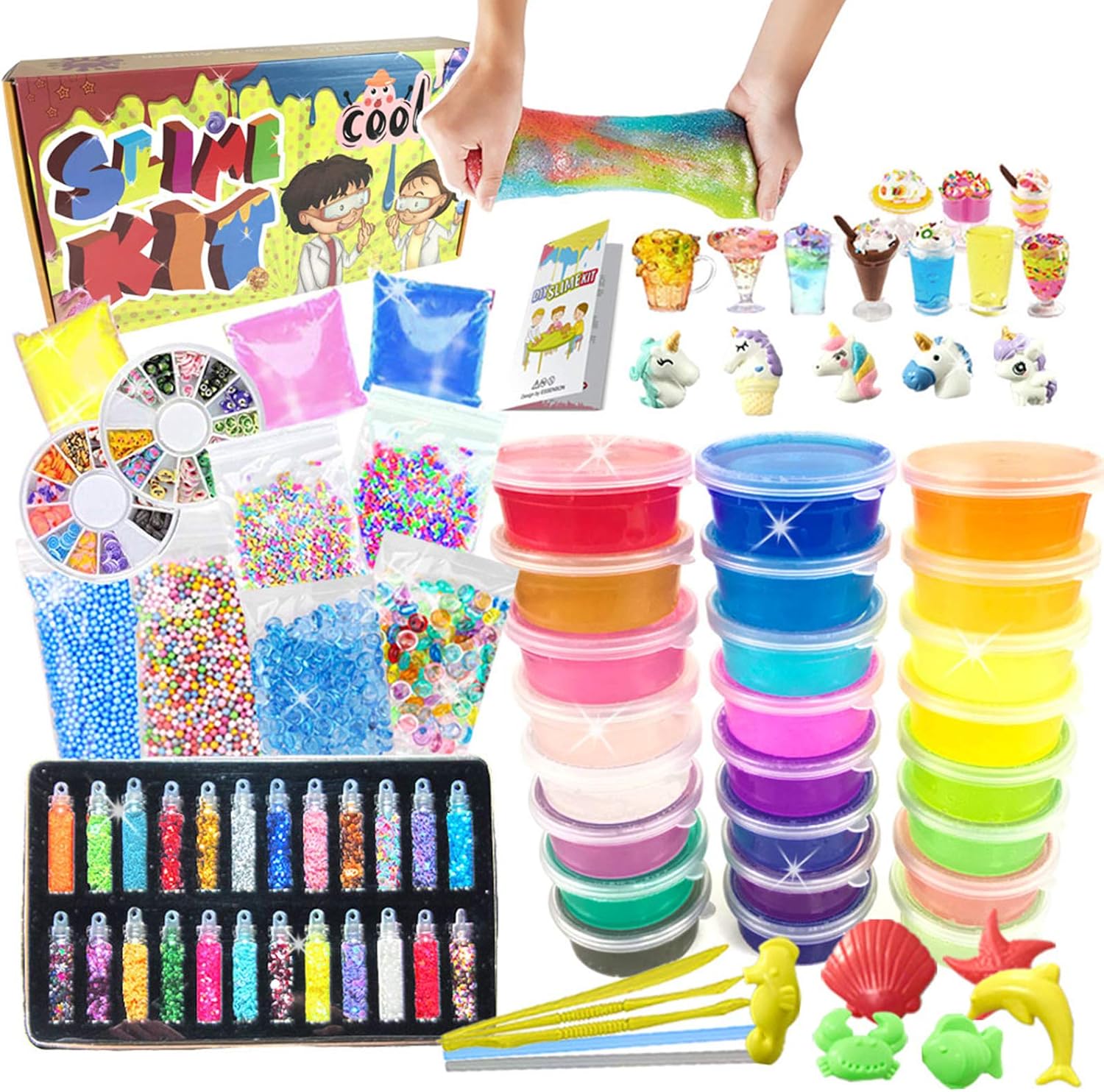 Thedttoy Clear Slime per Ragazze, Kit DIY Slime