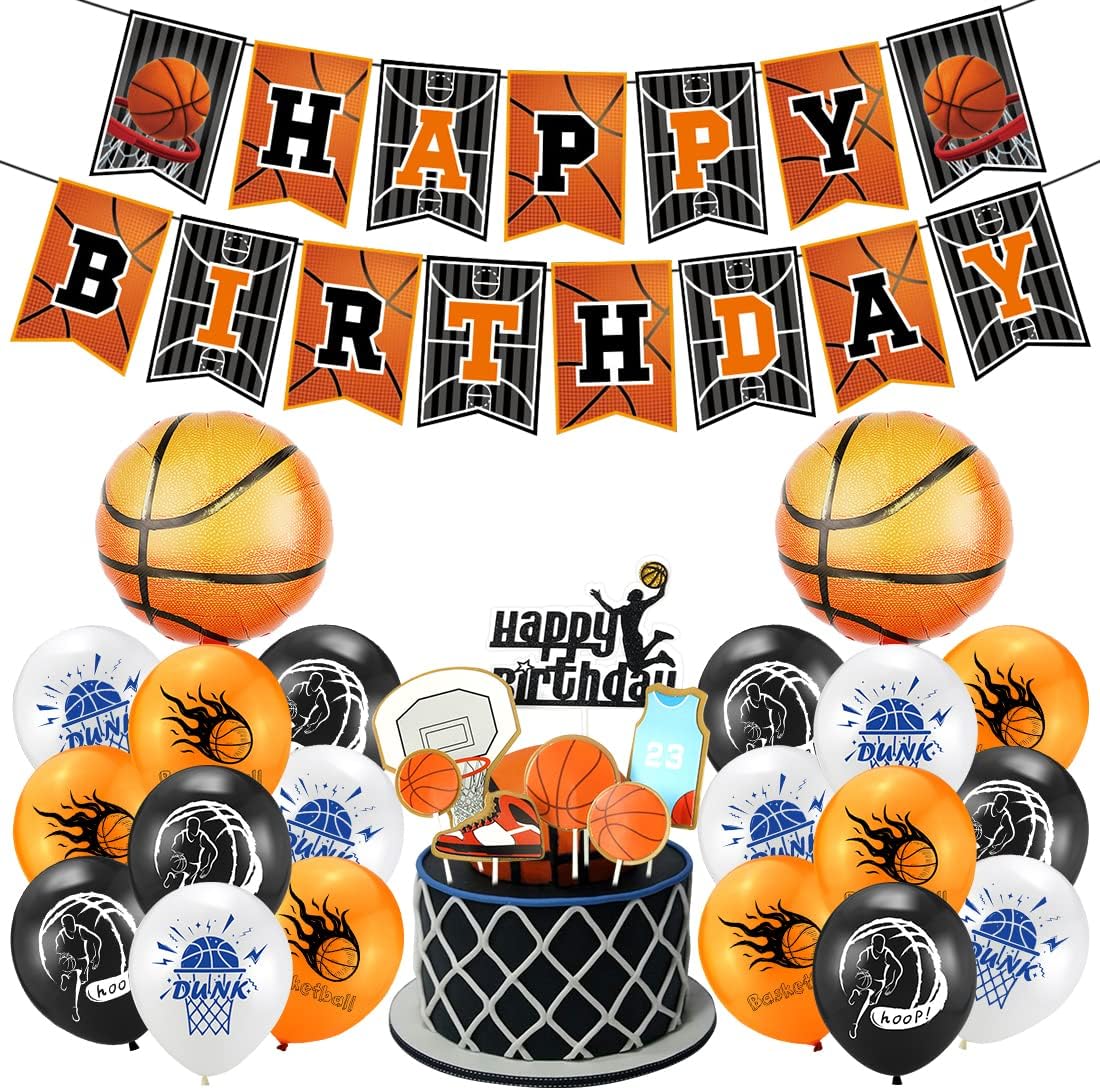 Decorazioni Compleanno Basket, Palloncini di