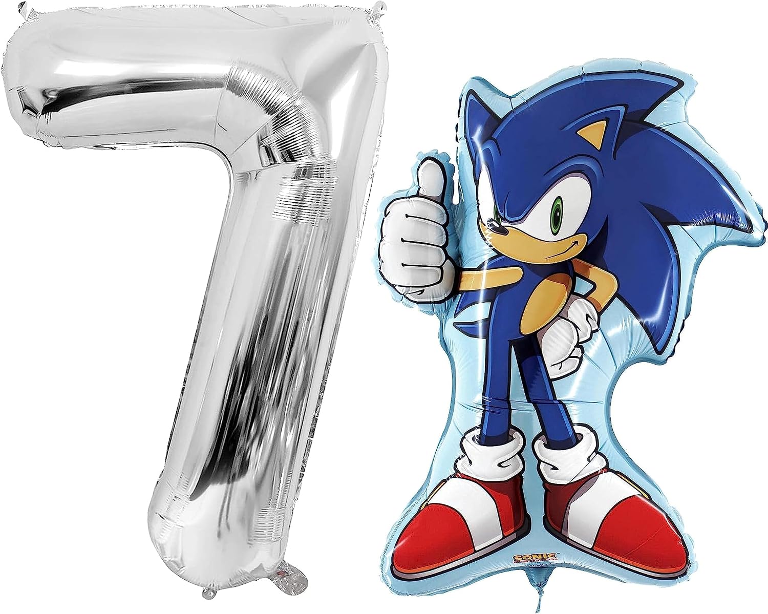 Sonic The Hedgehog - Palloncini in alluminio