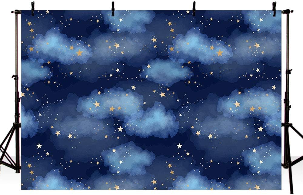 Sfondo Fotografico Blu Scuro con Nuvole