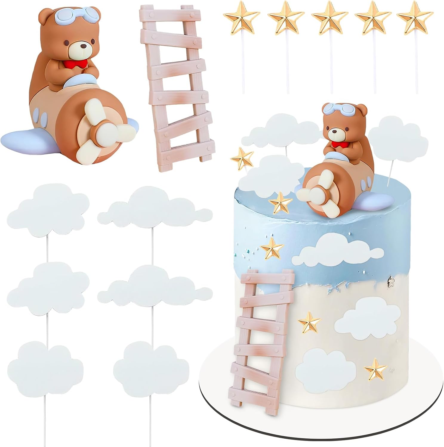 Decorazione torta di compleanno Orso di Compleanno