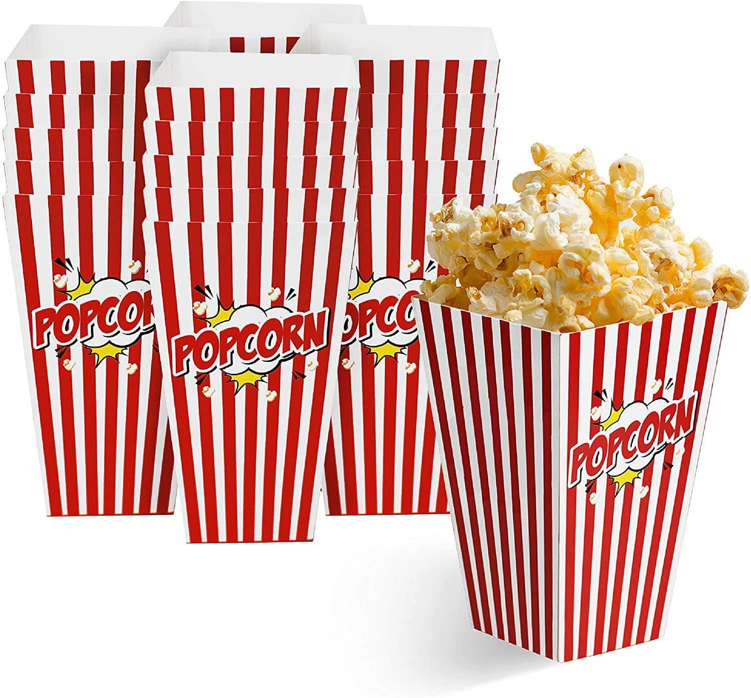 MATANA 50 Scatole Grandi per Popcorn, 9x17cm