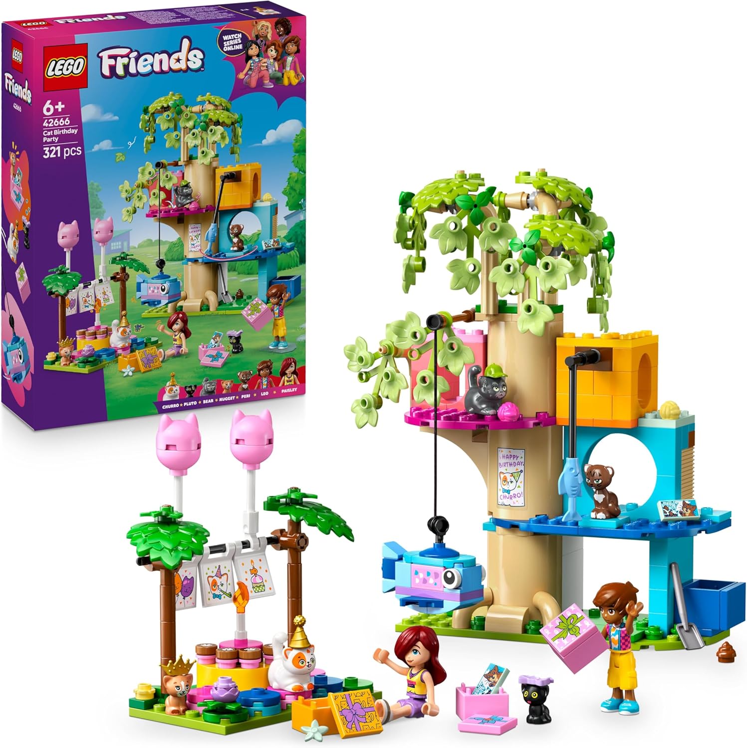 LEGO Friends Festa di Compleanno e Casa sull'Albero