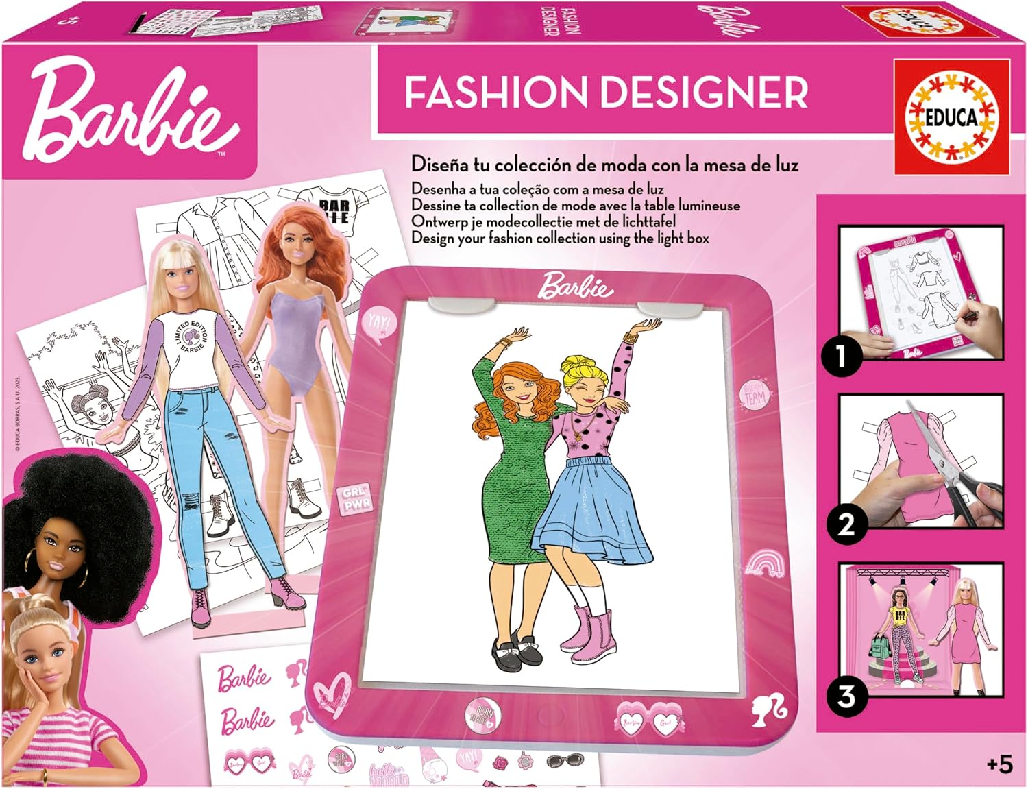 Educa - Gioco Barbie Fashion Designer
