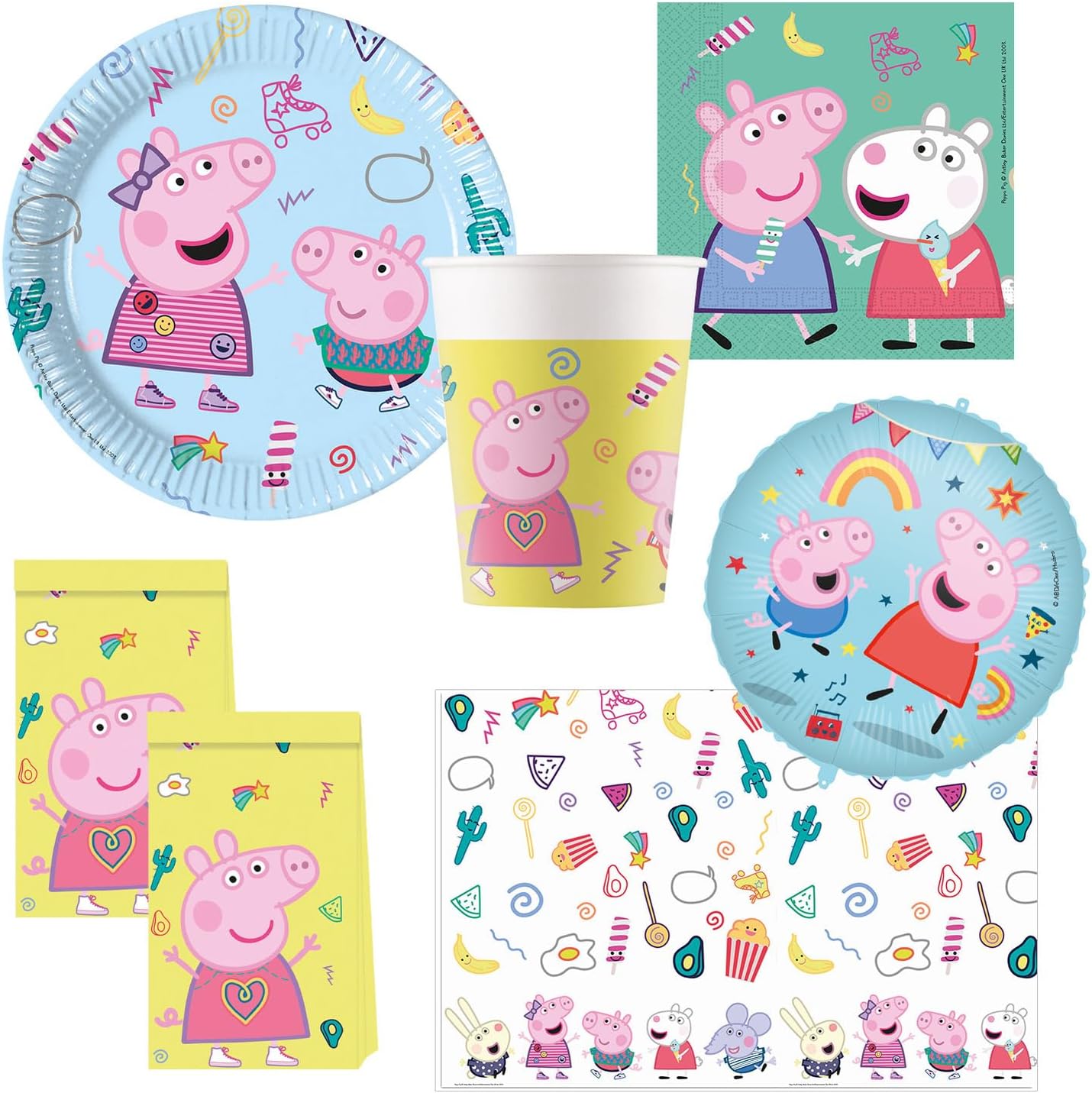 Set de Vajilla Desechable para Fiesta Infantil