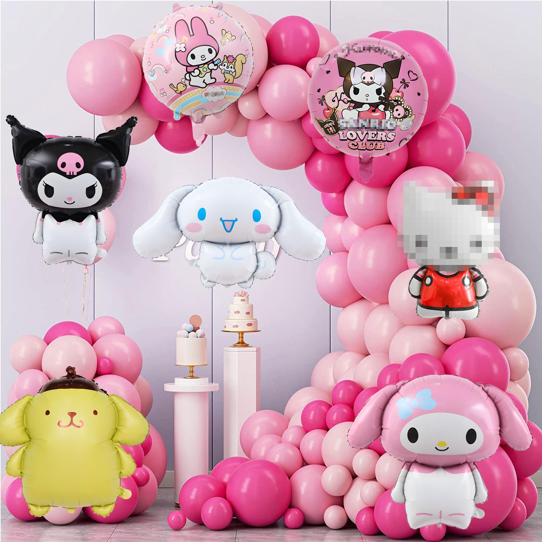 Set de Globos de Personajes de Dibujos Animados