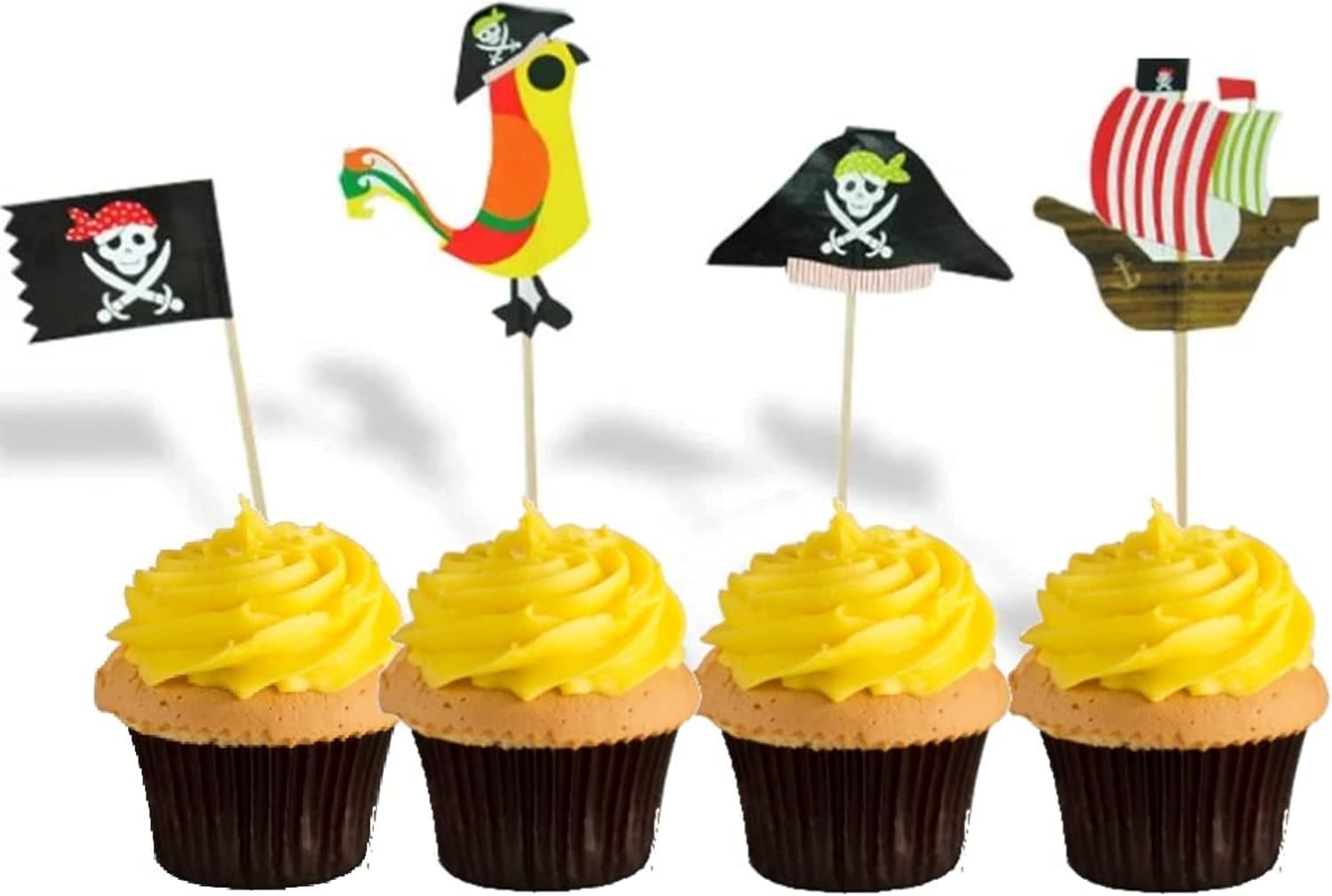 Decorazione per cupcake Pirata