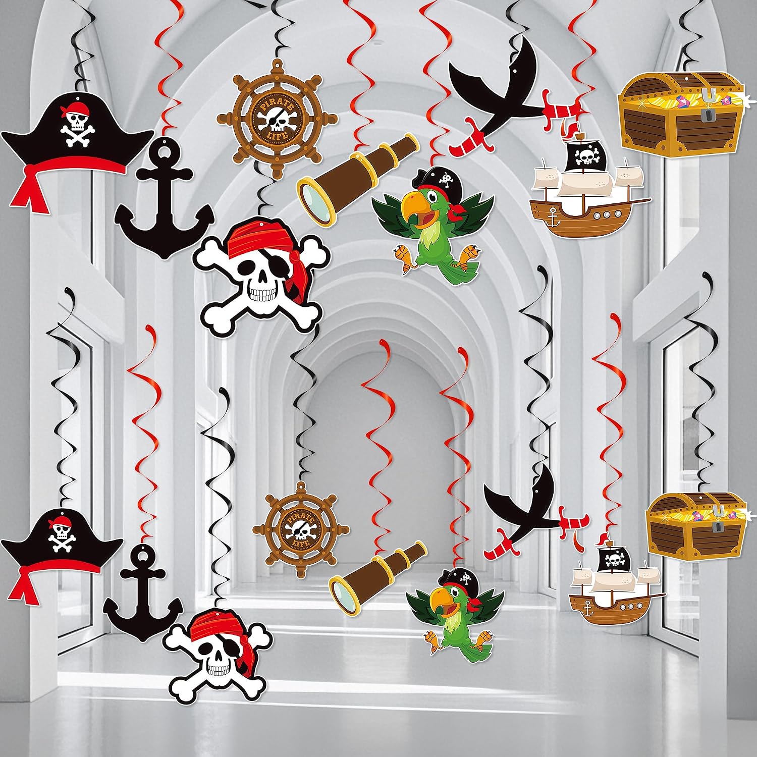 Decor Pirata, 36 pezzi Decorazione Festa Sospesa