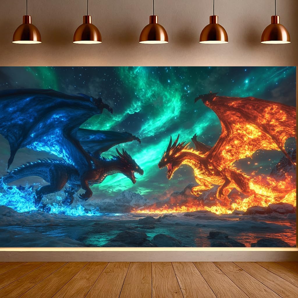 Backdrop Fotográfico Dragones