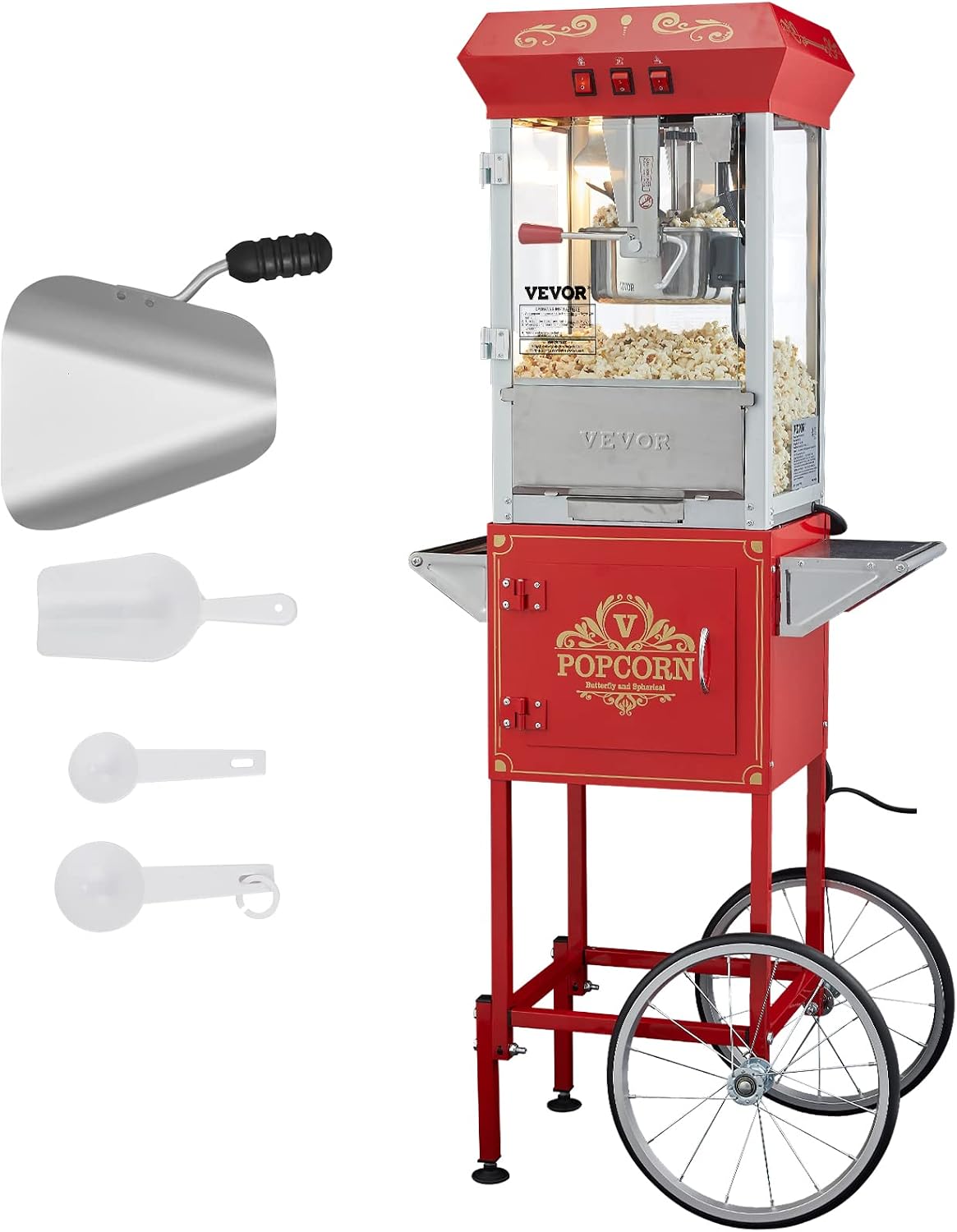 Carretto Vintage di Popcorn da Circo