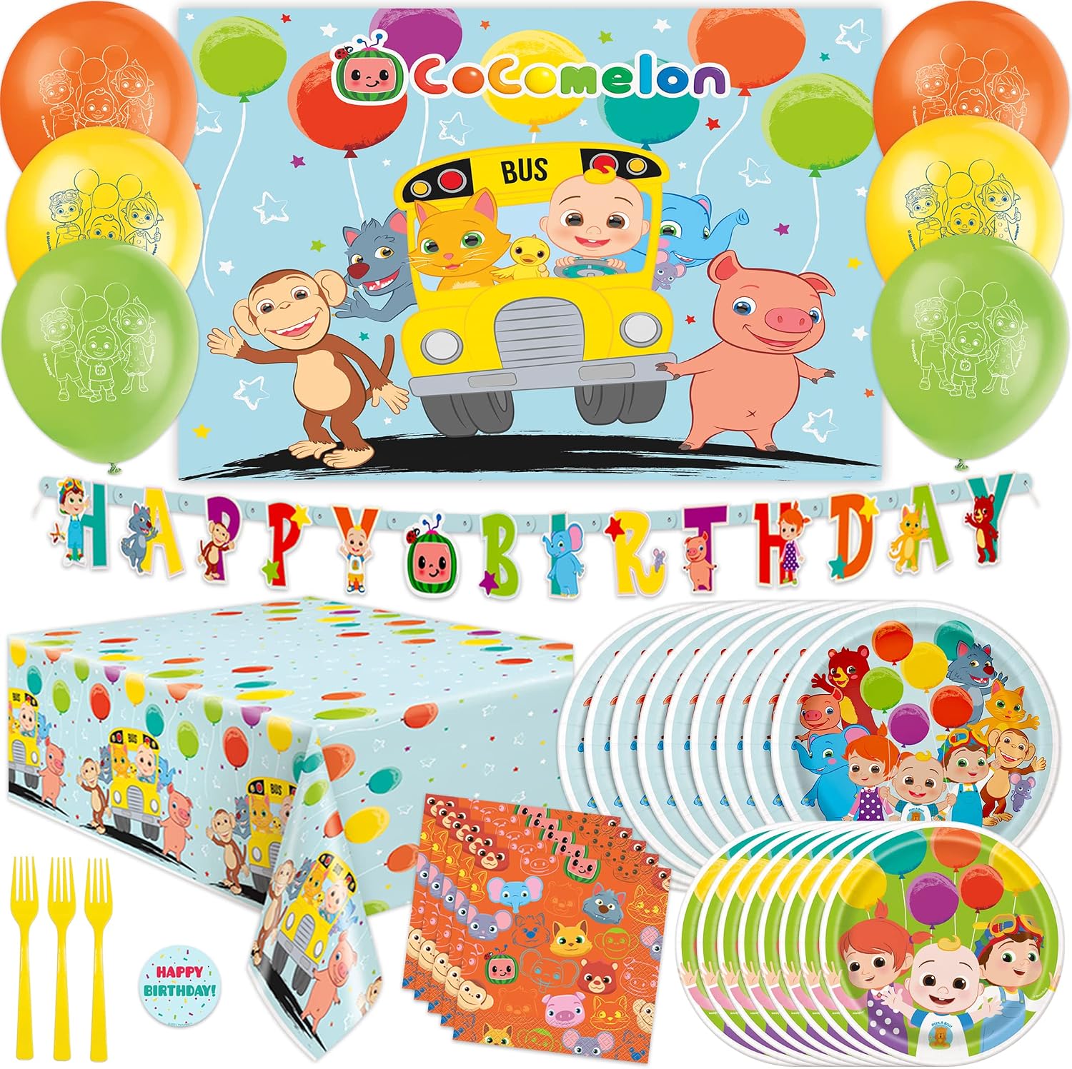 Ghirlanda di Compleanno Cocomelon