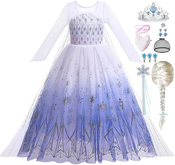 Disfraz de Princesa de Hielo para Niñas