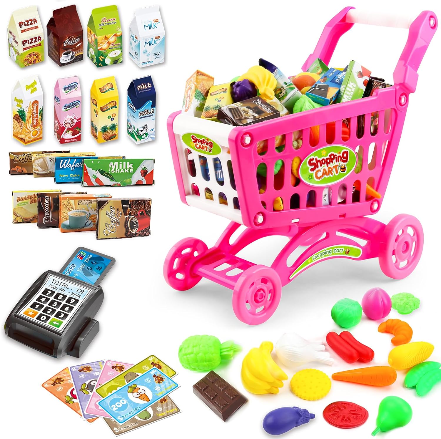 deAO Carrello della Spesa per Bambini