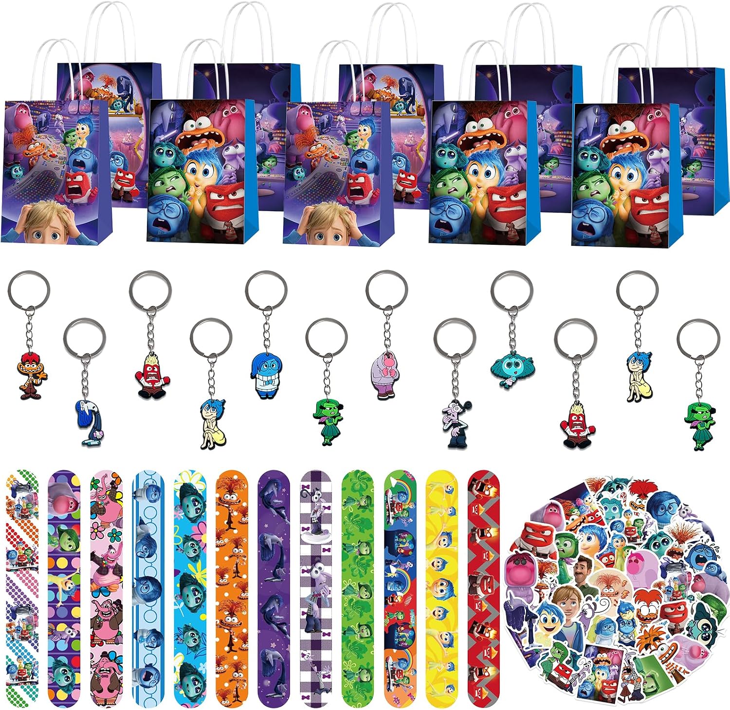 Gxhong 86Pcs Inside Out Festa di Compleanno Regali per Bambini