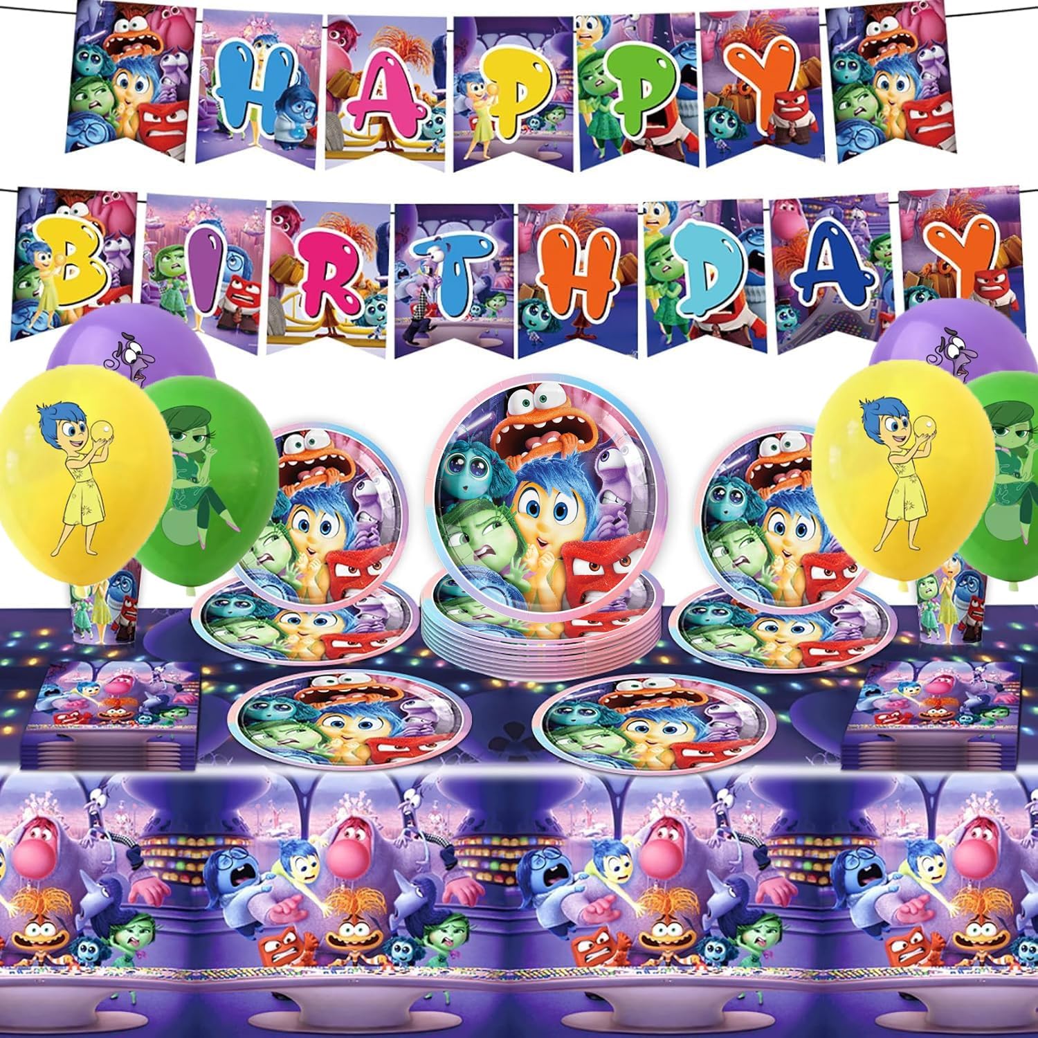 Set di stoviglie per feste Inside Out