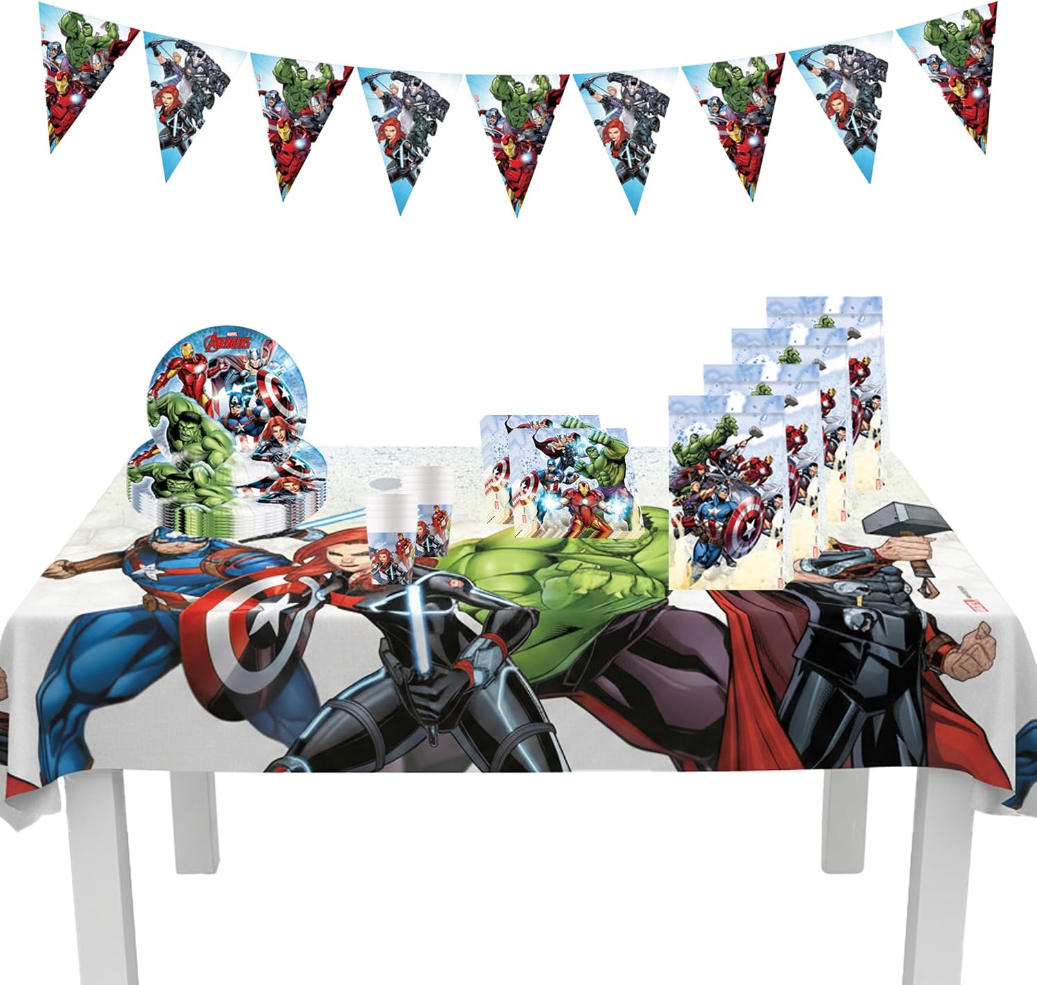 Procos- Avengers Party Set, Multicolore