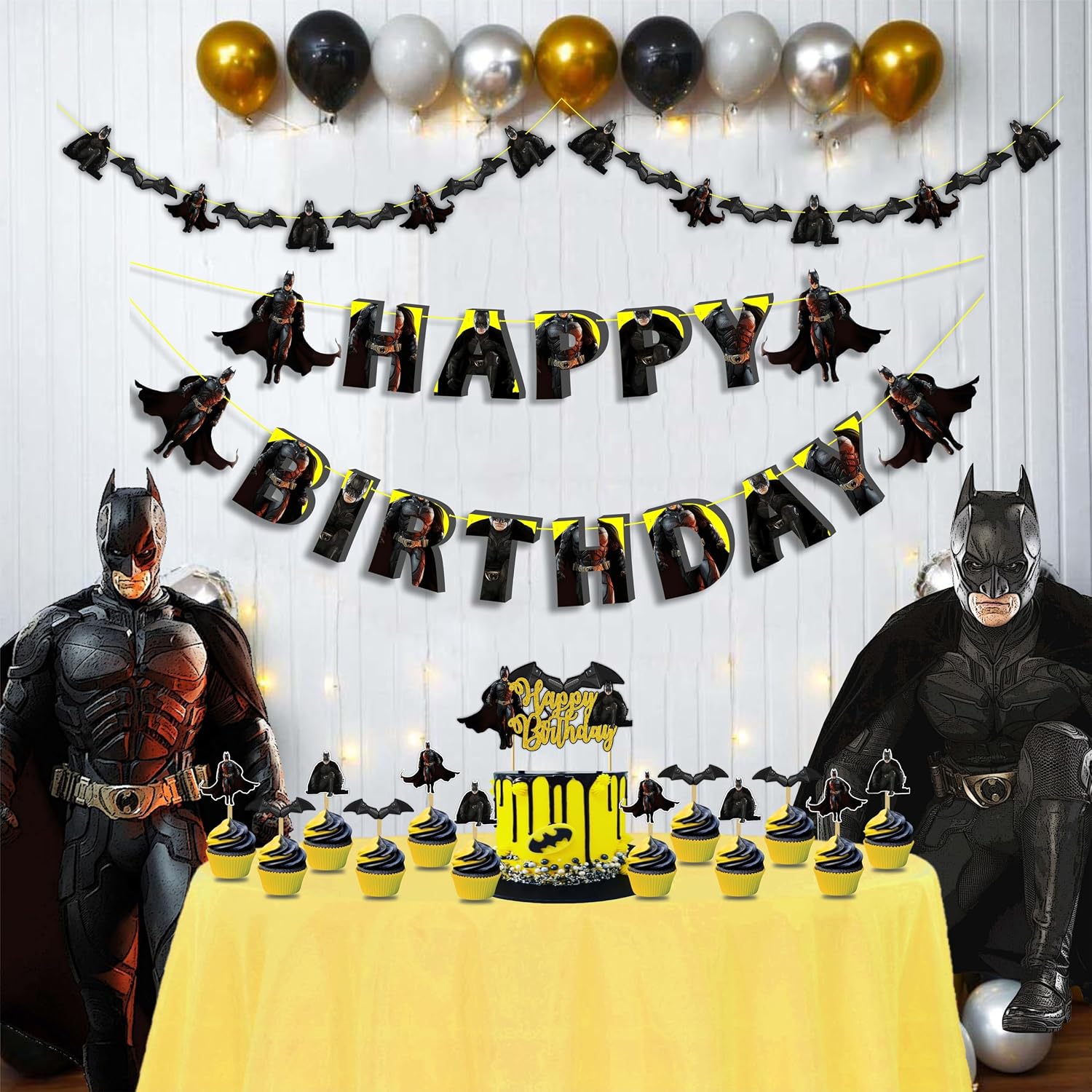 Seyal® Forniture per feste di compleanno con Batman
