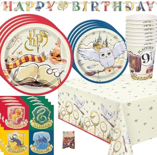 Decorazioni di compleanno di Harry Potter e forniture