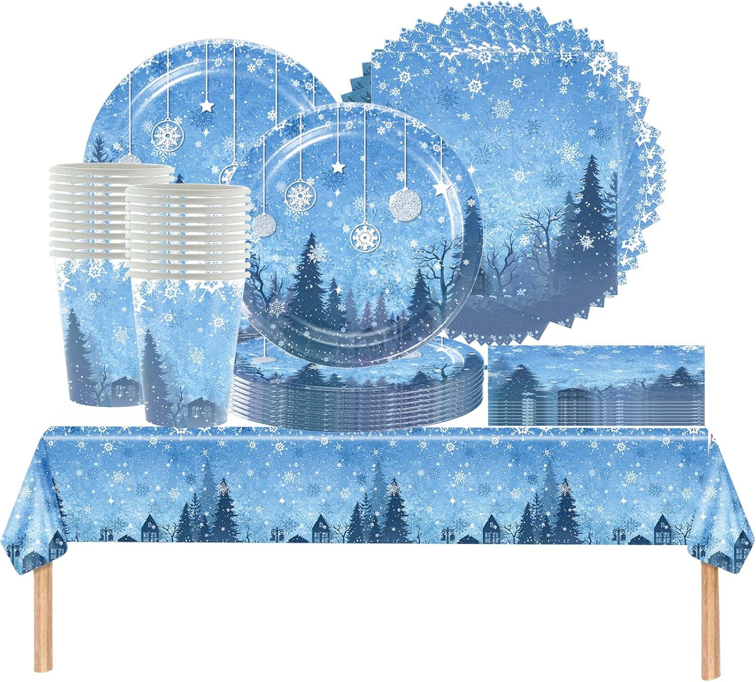 YINcrinx 61PCS Set di stoviglie per feste di Frozen