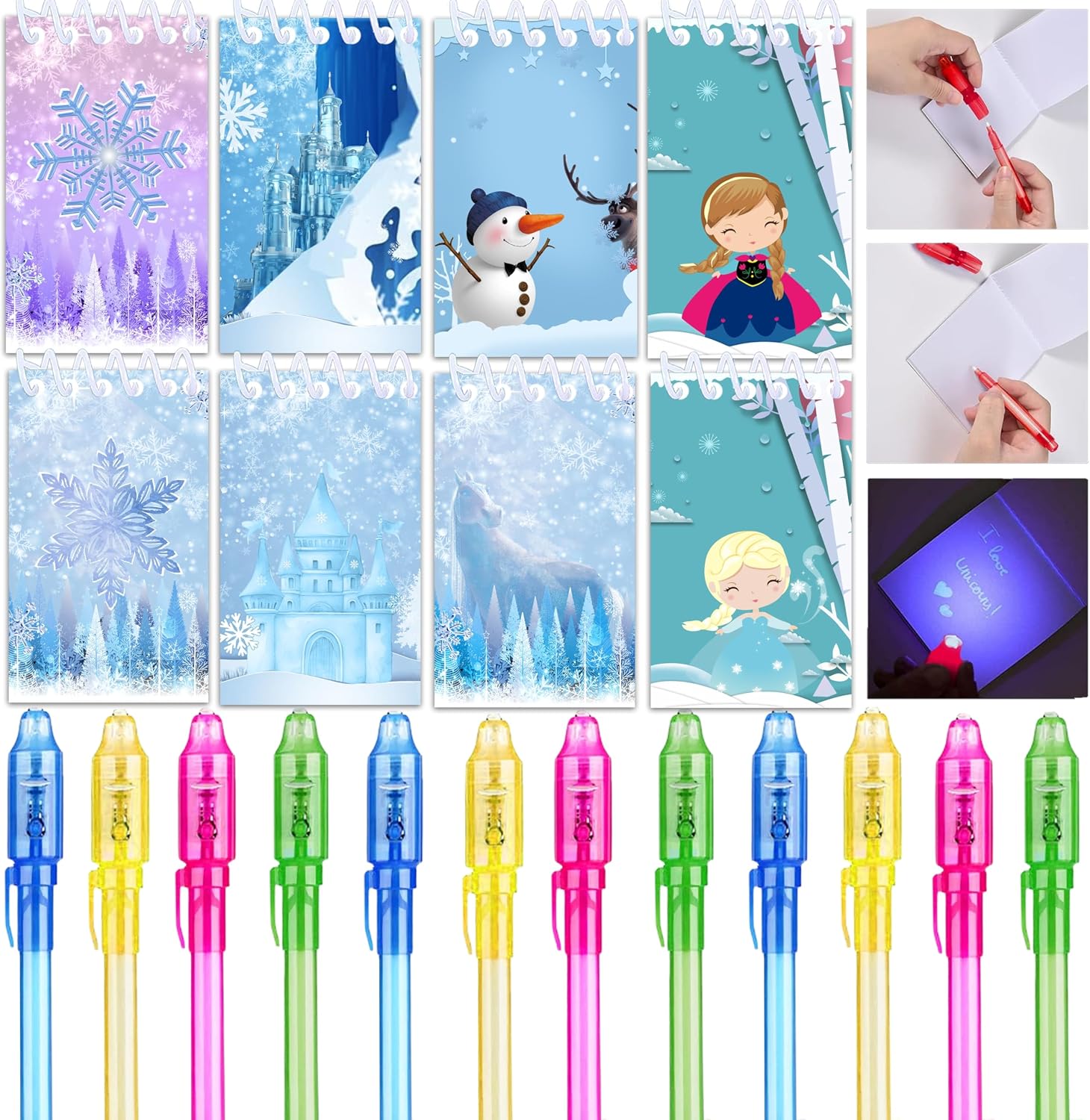 Junyaoii 24 unità Tematiche Frozen per Feste