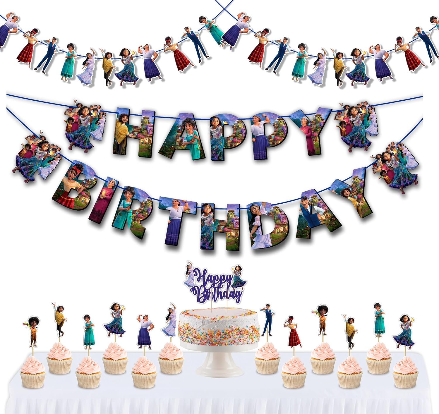 Seyal® Forniture per feste di compleanno a tema Encanto
