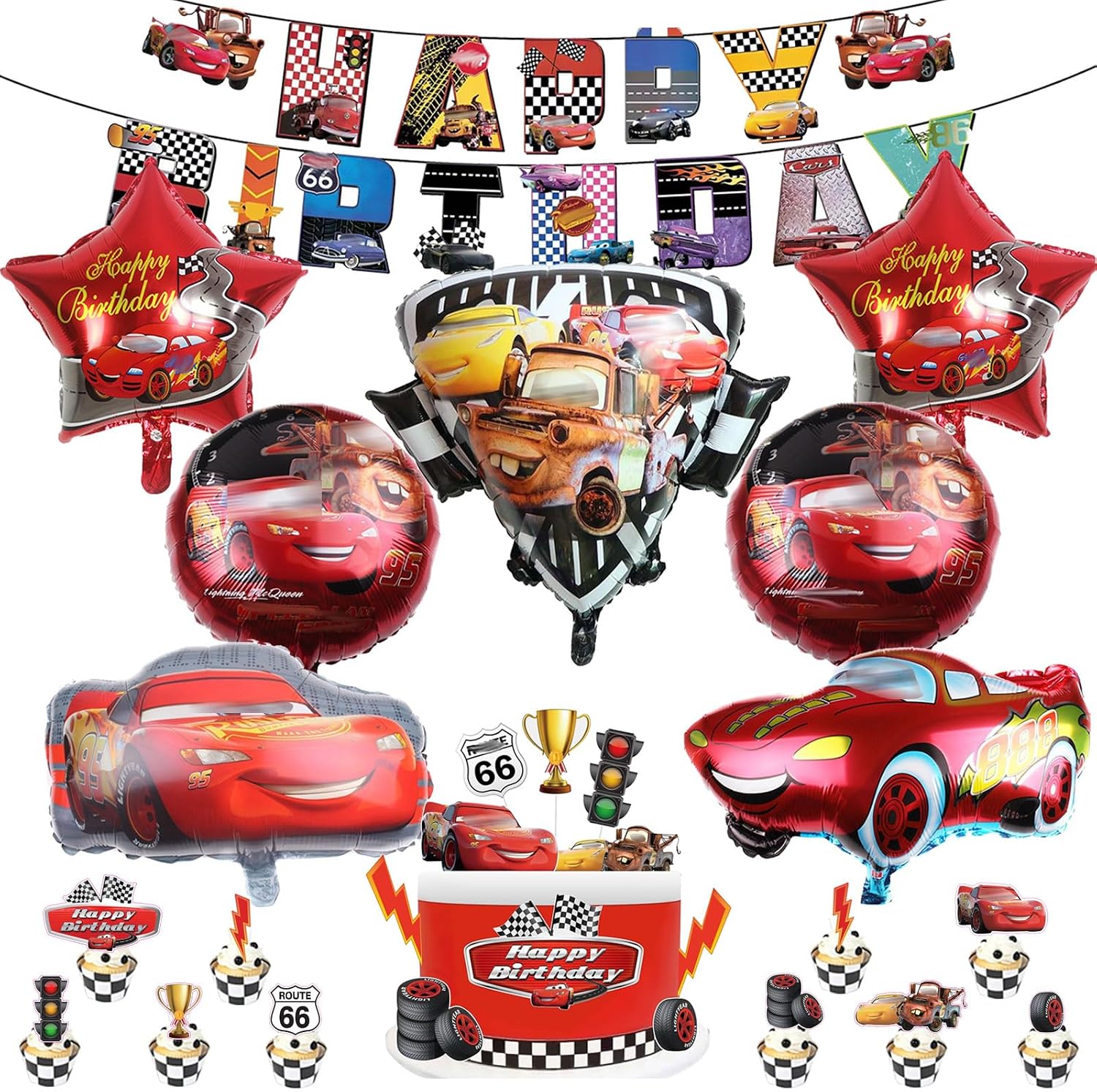 Decorazioni di compleanno di Cars