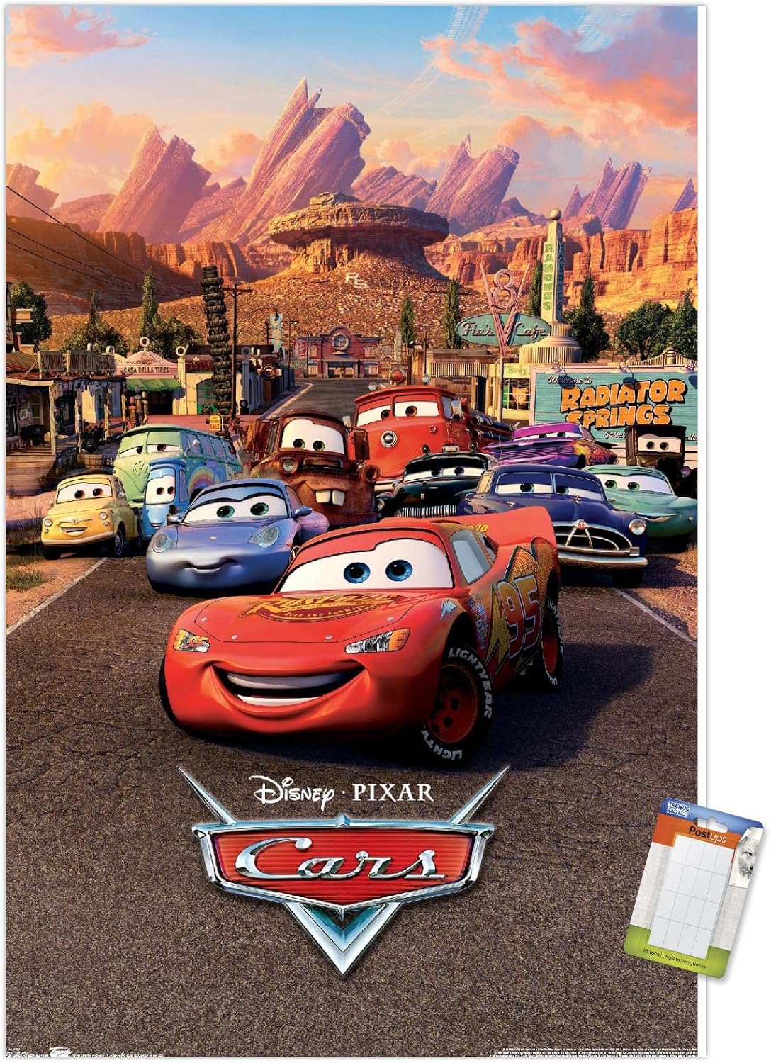 Trends International Disney Pixar Cars - Poster da parete