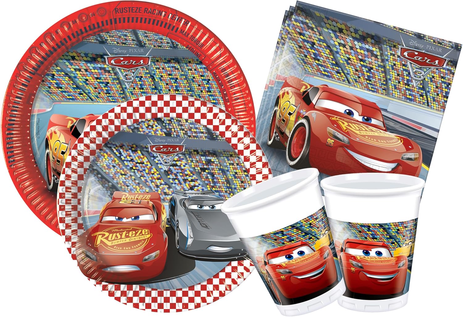 Ciao-Y4324 Cars Kit Tavola Festa