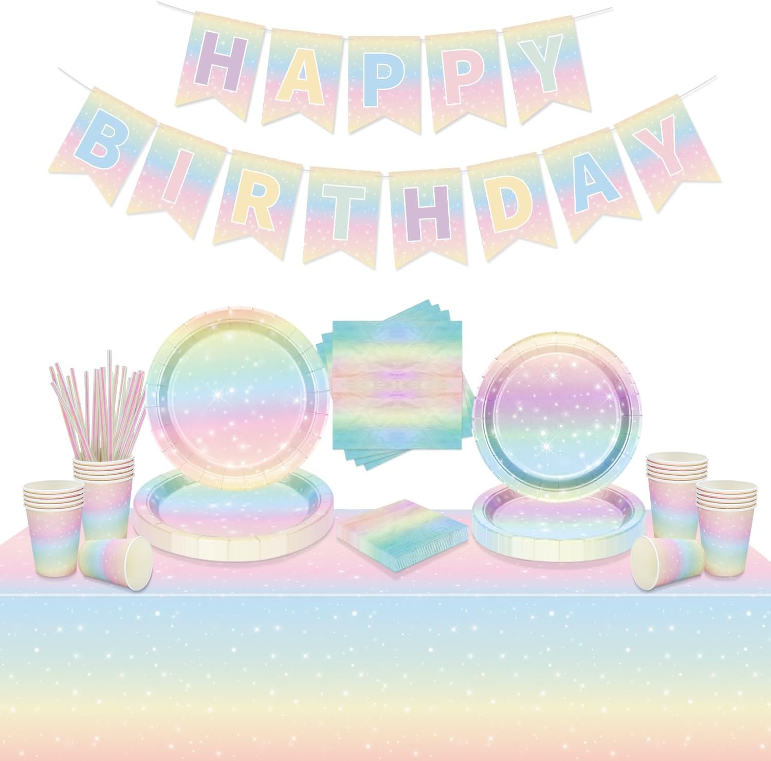 Decorazioni di Celebrazione di Arcobaleno Pastello