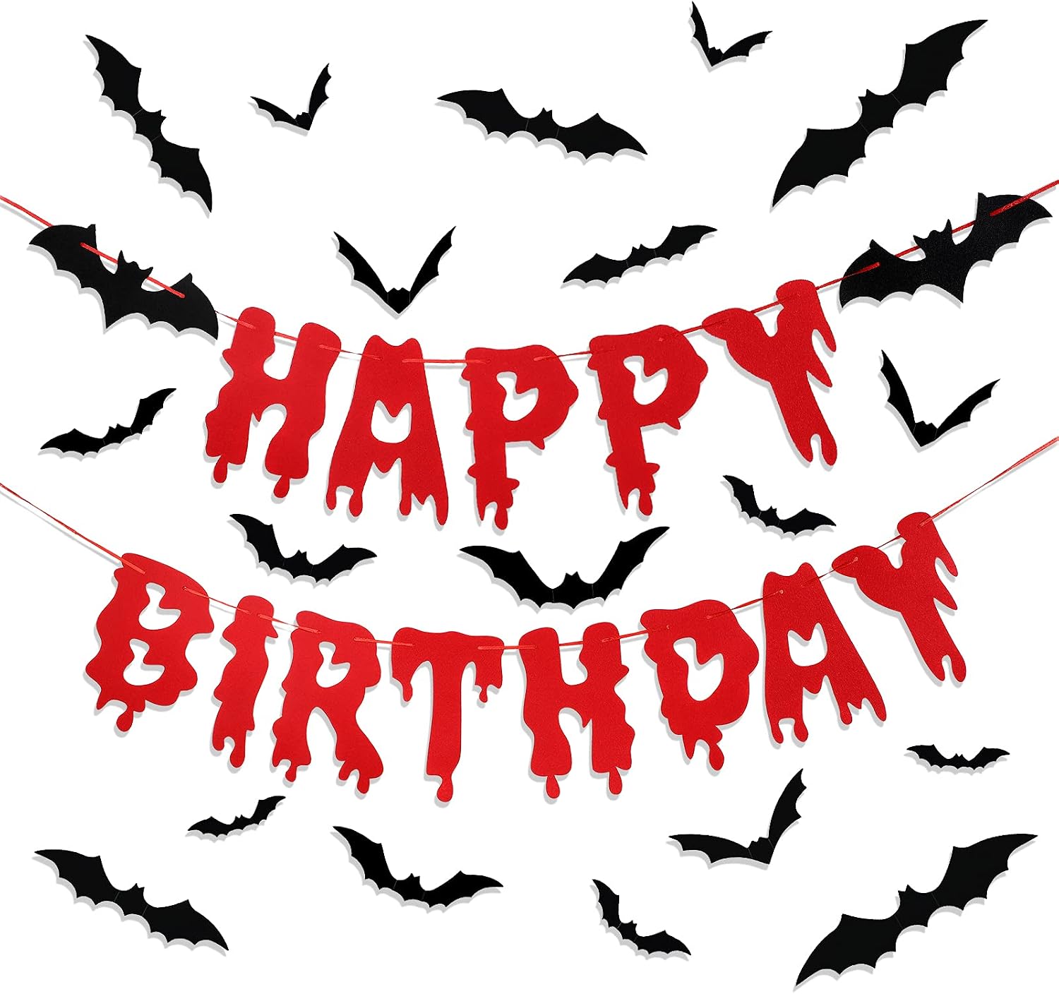 Striscione Happy Birthday di Halloween