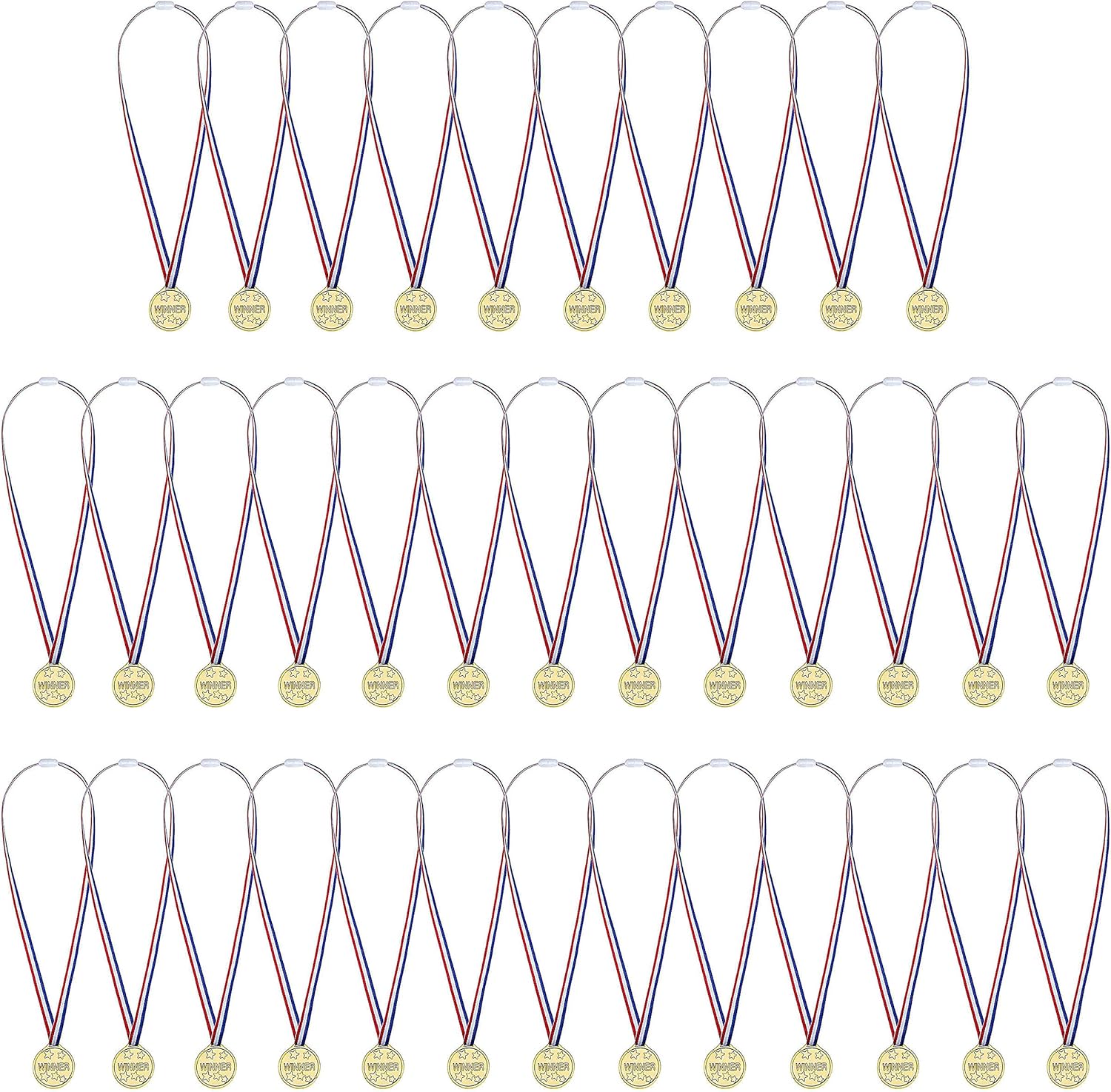 Premio Medallas Ganadores con Plástico