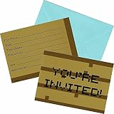 Unique Minecraft - Inviti postali per festa