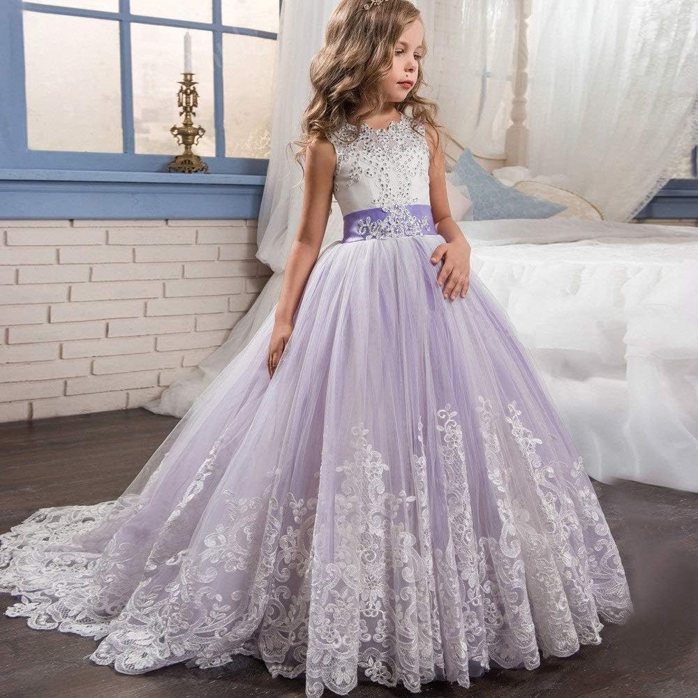 Zjcpow Vestido de Princesa para Niñas