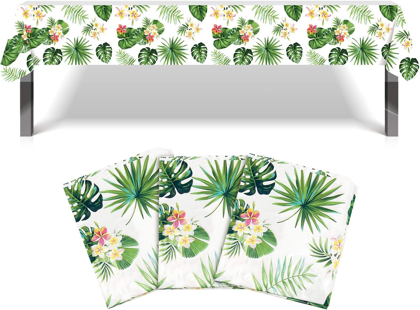 Gukasxi Hawaiian Luau Juego de 3 manteles Hawaianos