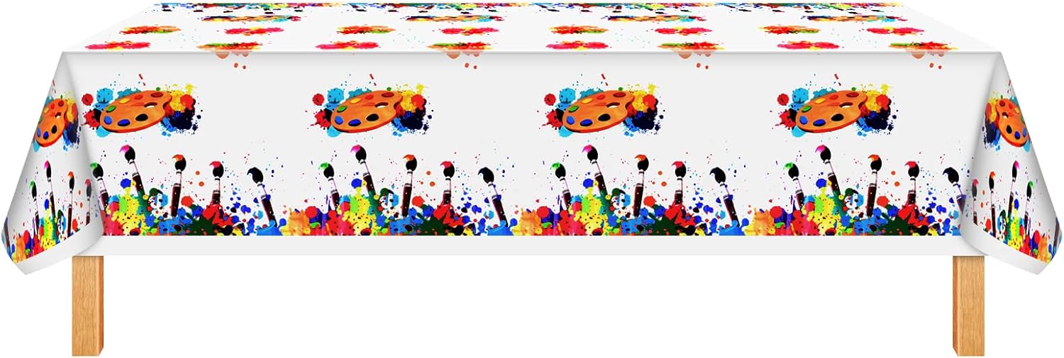 ELECLAND Mantel de pintura artística, cubierta de mesa