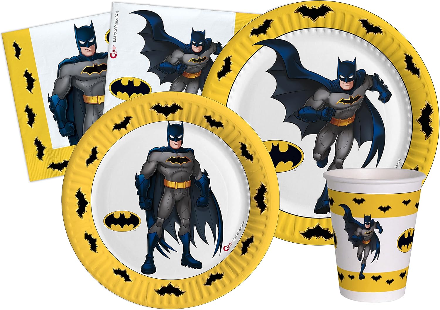 Vajilla Batman Eco-friendly