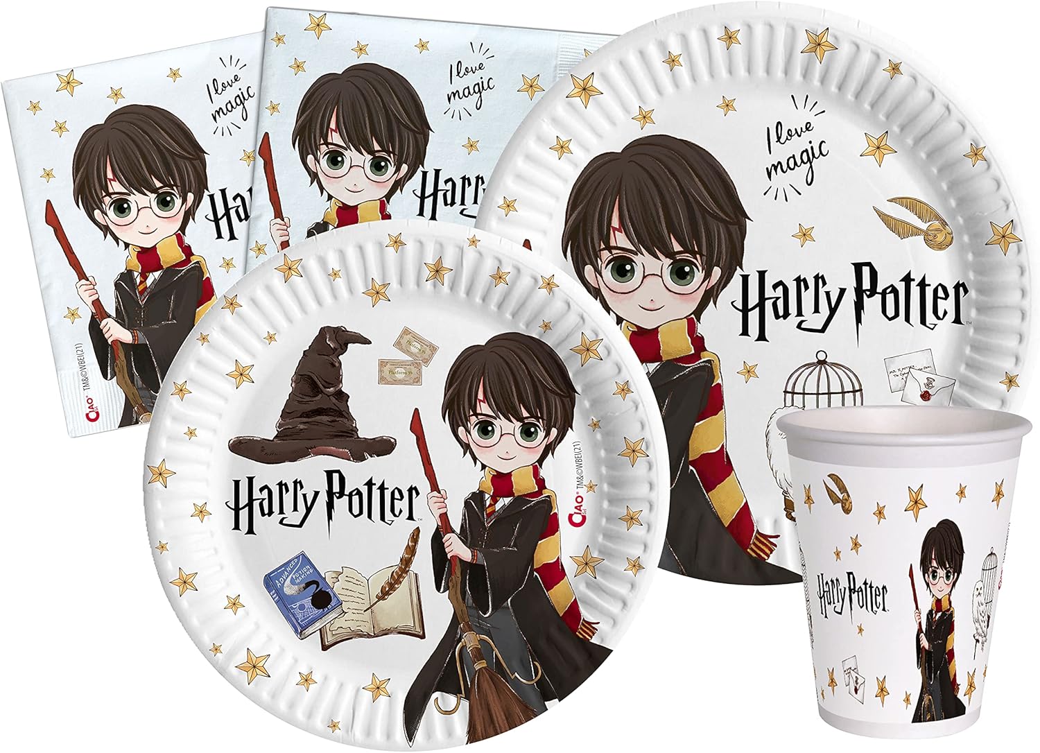 Vajilla Eco Harry Potter (24 personas)