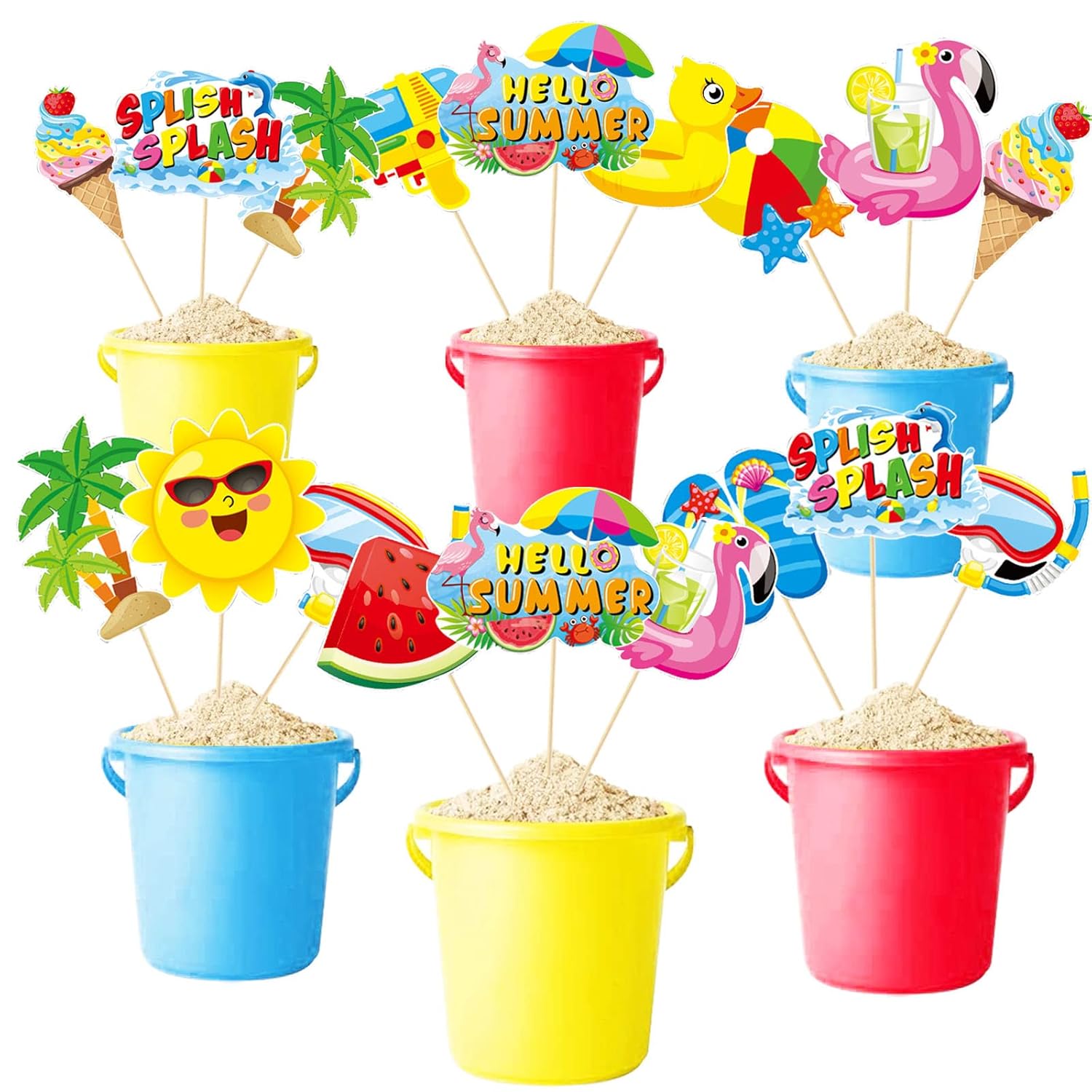 Decoraciones de fiesta temática de playa