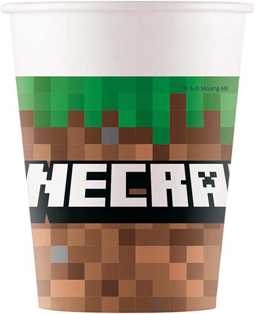 Festa di Minecraft - Gioco di bicchieri (8 unità)
