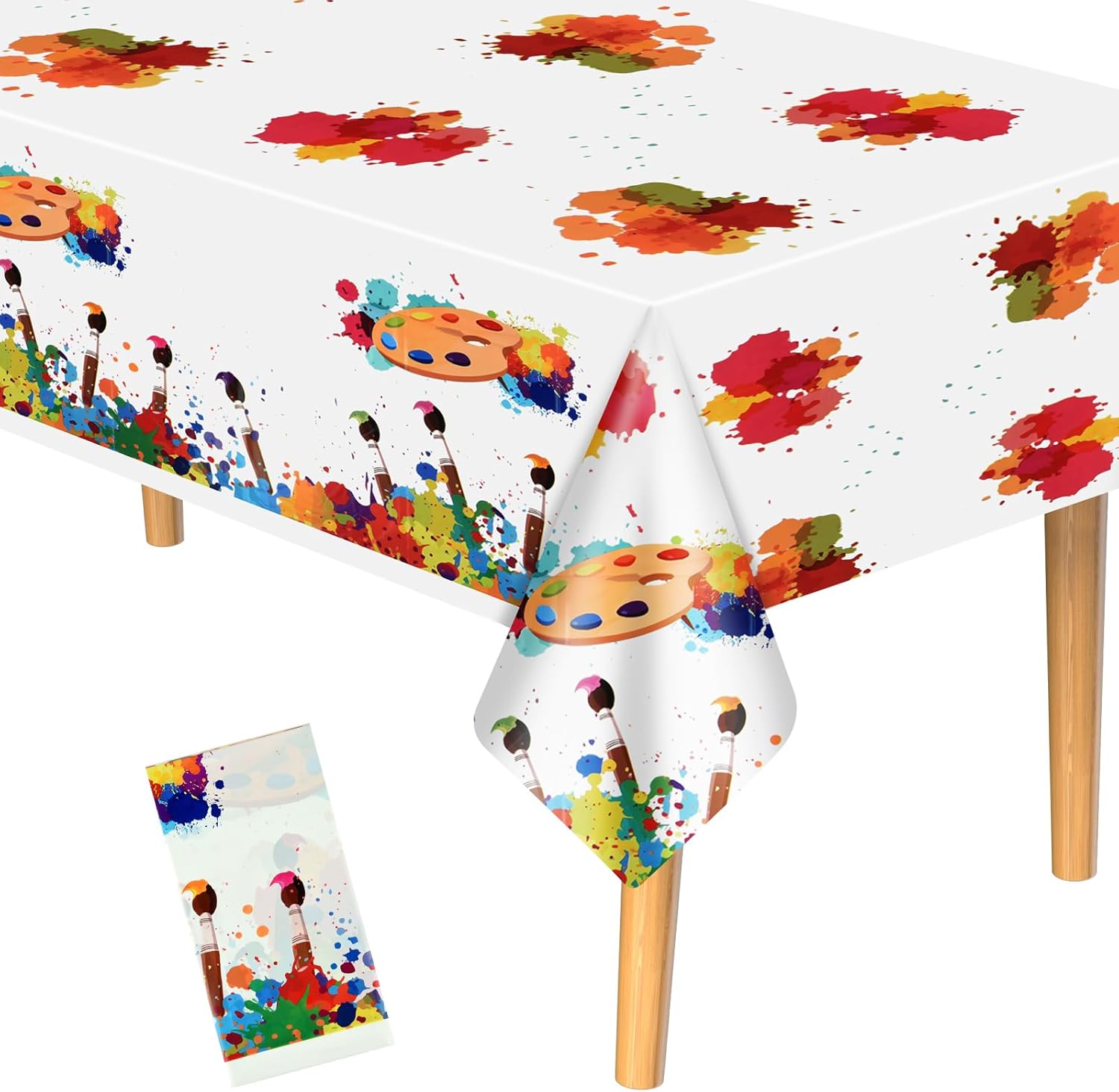 PLULON Art Paint Mantel de plástico niños Artista Pintura