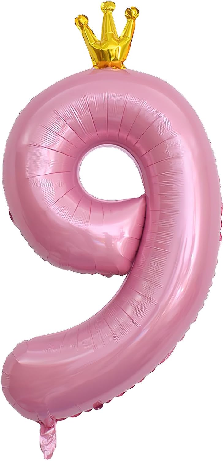 Bufanda de corona de cumpleaños de 21 años, globo número