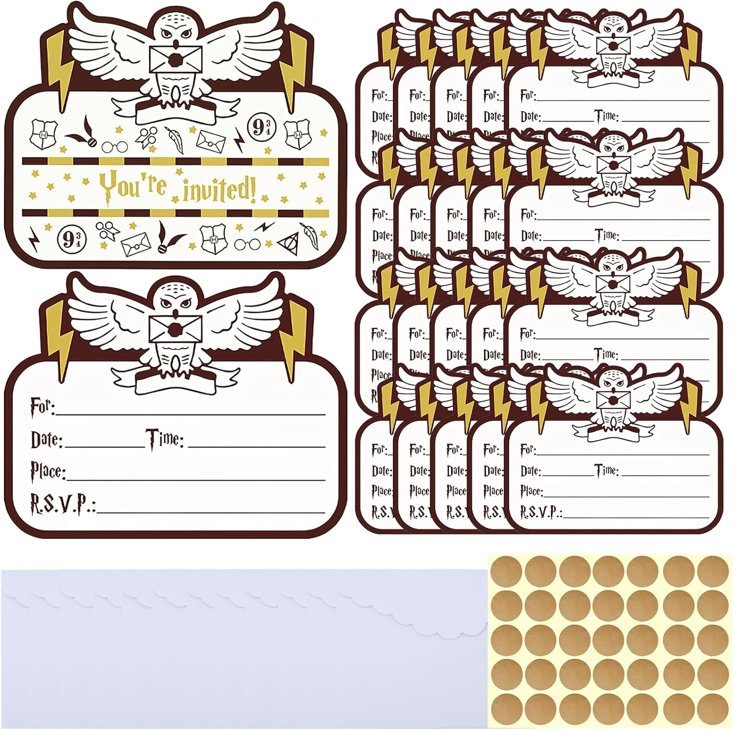 Invitaciones de Cumpleaños Harry Potter