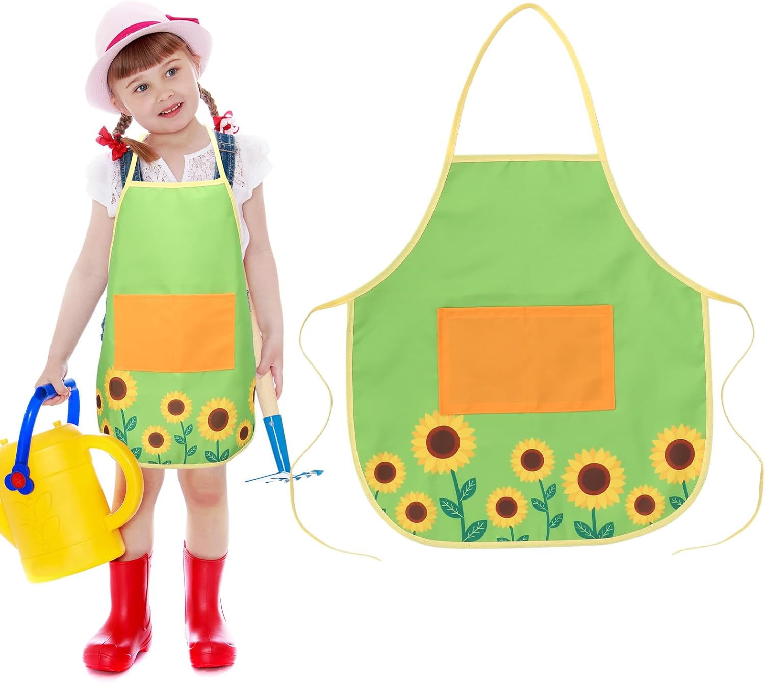 TGFIX Delantal Girasol Niños, Delantales Pintar