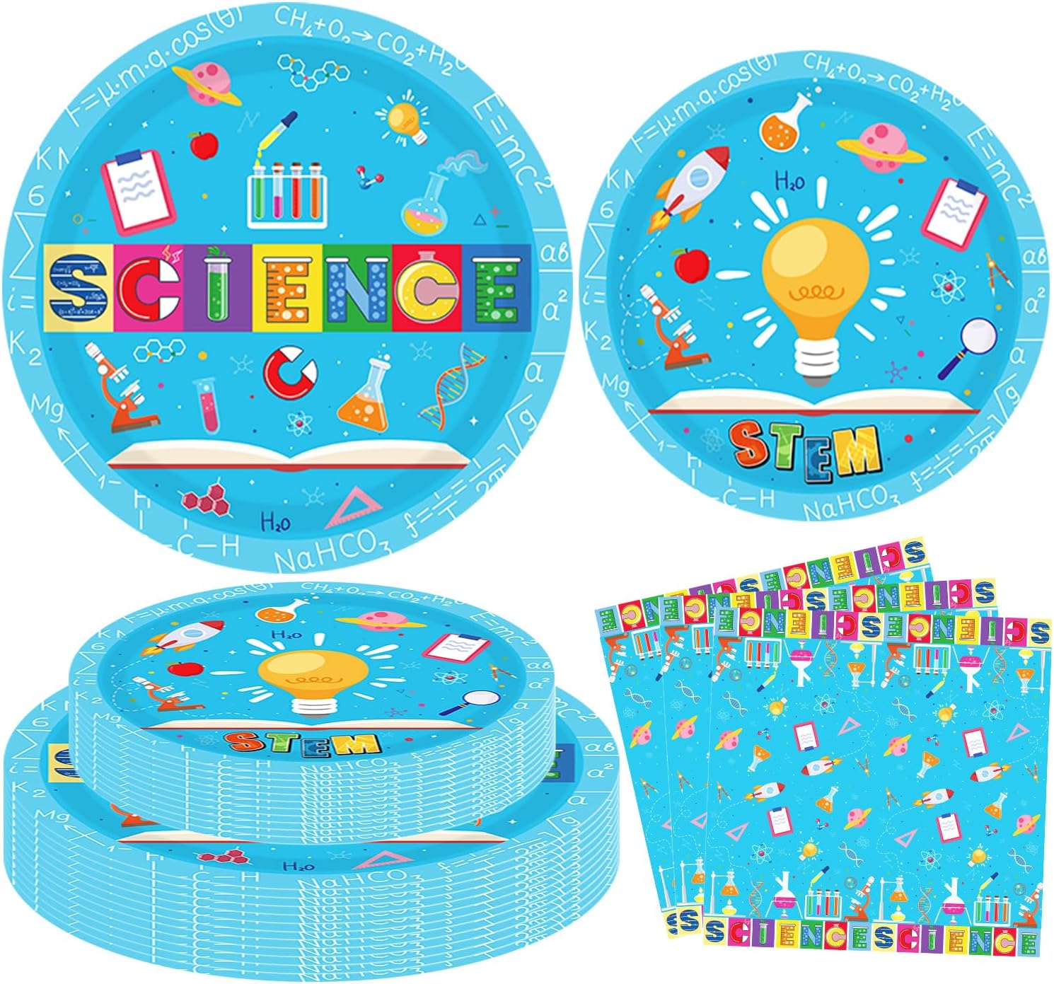 120 PCS Ciencia decoraciones del partido