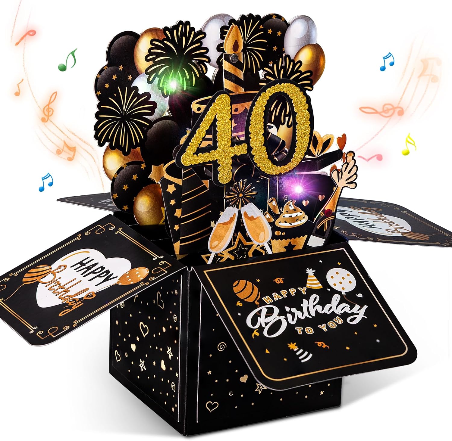 joyoldelf Tarjeta Felicitación Cumpleaños 40 Años