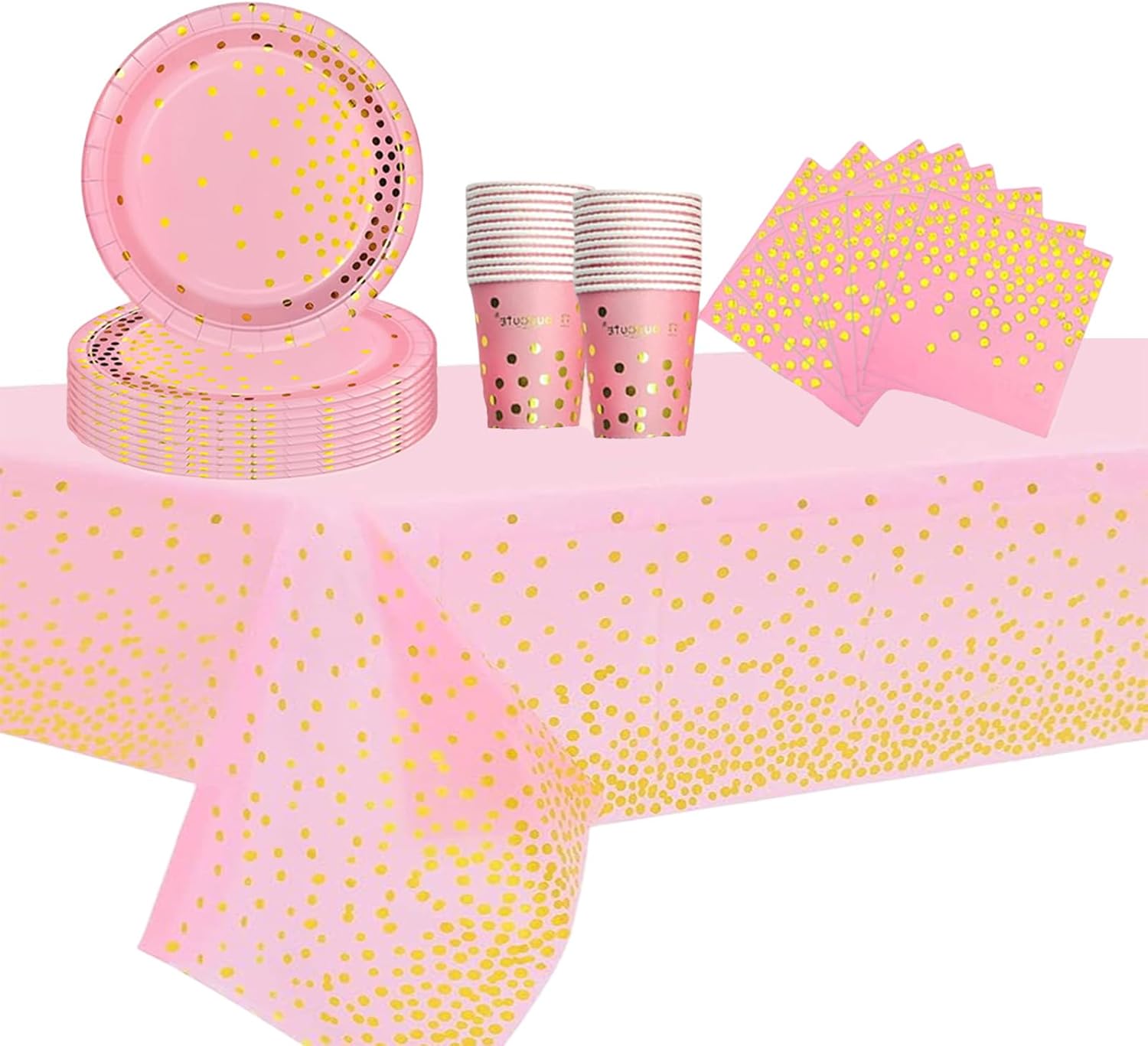 Set de Vajilla Descartable Neón