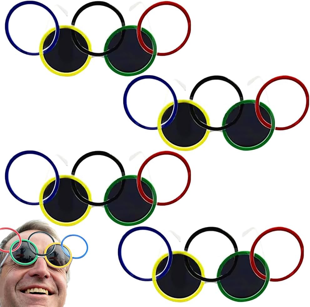 ZJILIXIA Gafas de Sol de los Anillos Olímpicos