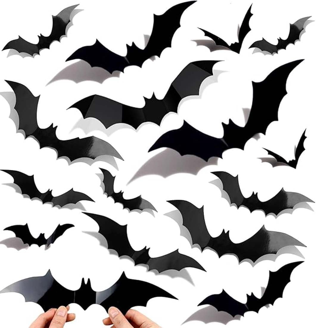 60 Pegatinas de Murciélago 3D