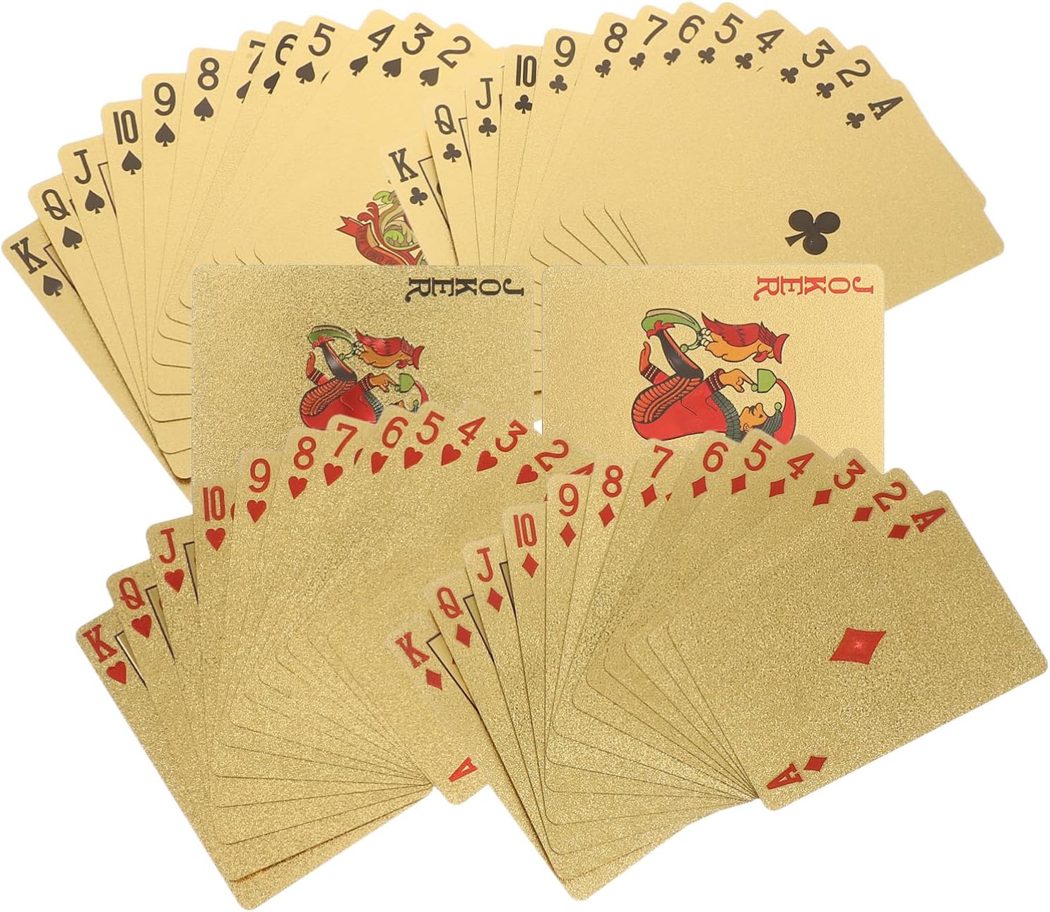 BESTonZON Póker del Dorado Riqueza Cartas De Lujo
