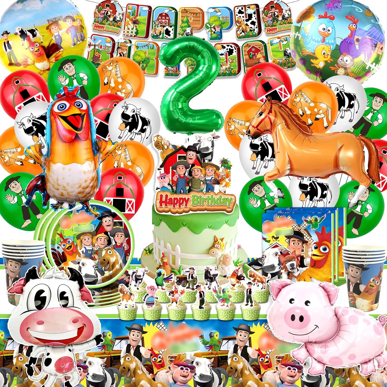 Decoracion Granja Zenon Cumpleaños
